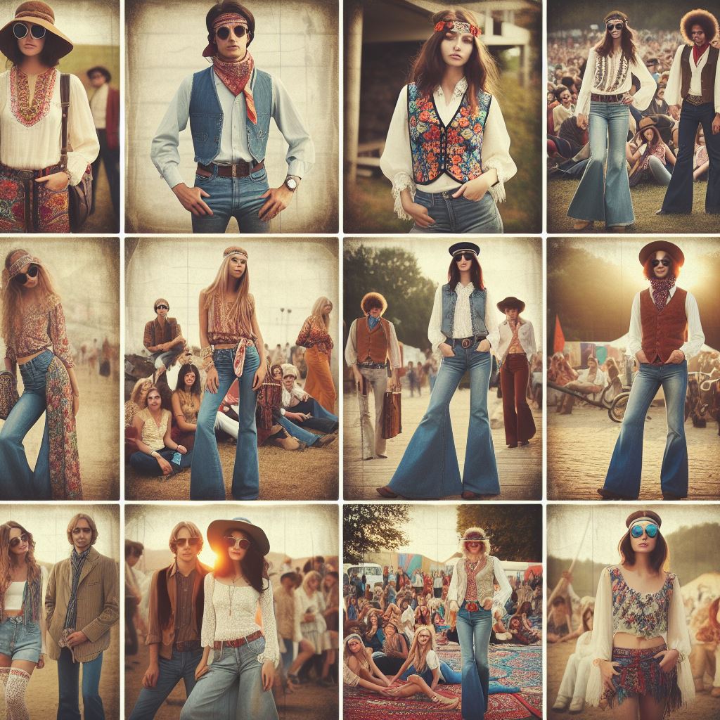 moda boho chic años 60
